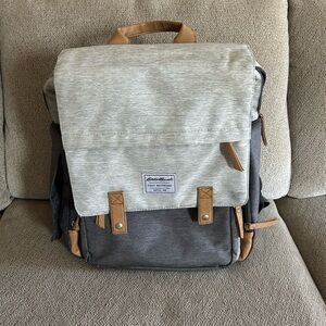 Eddie Bauer Back Pack Diaper Bag with Insulated Cooler